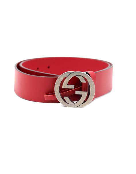 cintura gucci rossa|cinture Gucci donna firmate.